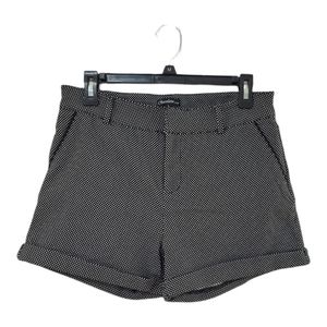 Chocolate u.s.a. black and white polka dot dress shorts